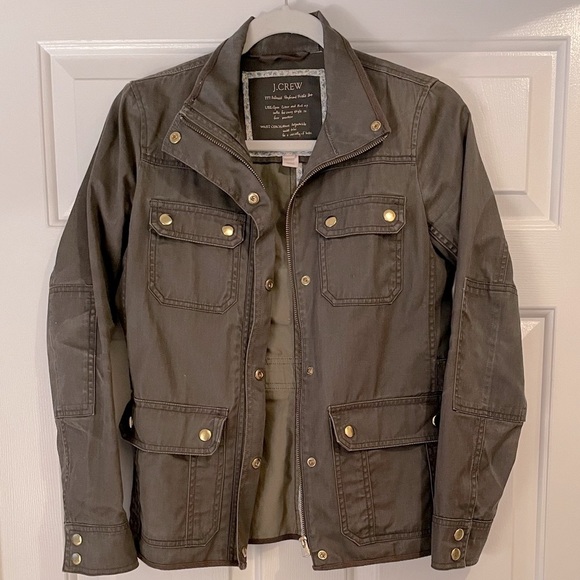 J. Crew Jackets & Blazers - ⭐️SOLD - J Crew Army Green Downtown Field Jacket - Size XXS